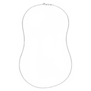 Cable Chain in 14k White Gold (1.15 mm)