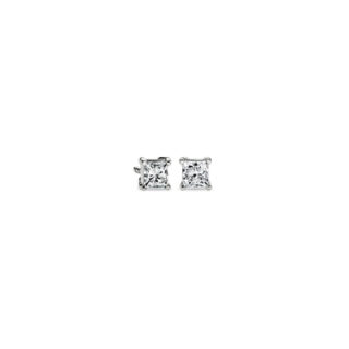 Princess-Cut Diamond Earrings in Platinum (1/2 ct. tw.)