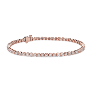Diamond Tennis Bracelet in 14k Rose Gold (3 ct. tw.)