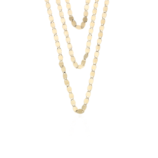 18" Triple Strand Valentino Chain in 14k Yellow Gold (2.2 mm)
