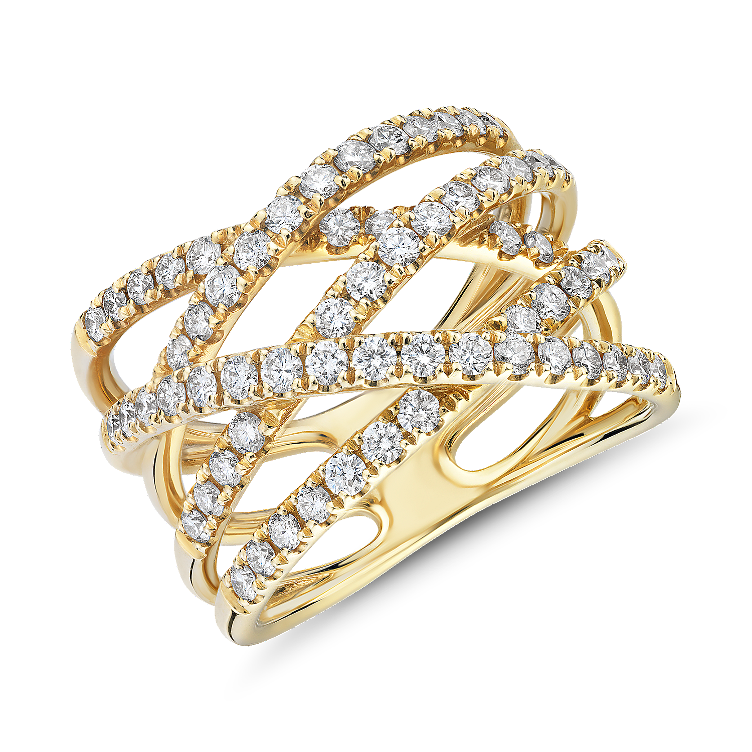 Diamond Wrap Fashion Ring in 14k Yellow Gold (1 ct. tw.) Diamond Wrap Fashion Ring in 14k Yellow Gold (1 ct. tw.)