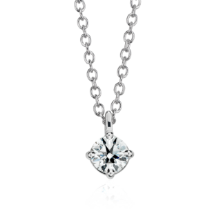 Astor Diamond Solitaire Pendant in Platinum (1/2 ct. tw.) - H / SI2