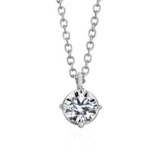 Astor Diamond Solitaire Pendant in Platinum (1 ct. tw.) - F / VS2