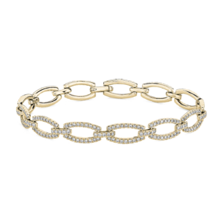 Diamond Link Bracelet in 14k Yellow Gold (1 7/8 ct. tw.)