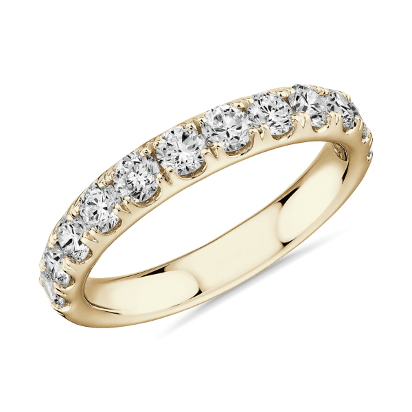 Riviera Pavé Diamond Ring in 18k Yellow Gold (1 ct. tw.)