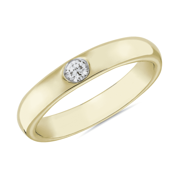 ZAC ZAC POSEN Single Round Diamond Ring in 14k Yellow Gold (3.5 mm