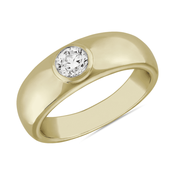 ZAC ZAC POSEN Single Round Diamond Ring in 14k Yellow Gold (7 mm