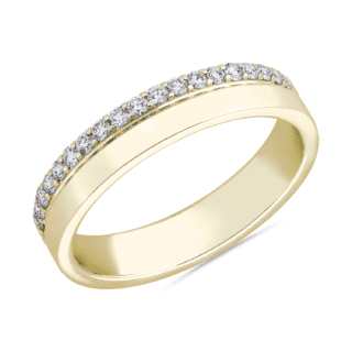 ZAC ZAC POSEN Diamond Edge Ring in 14k Yellow Gold (4 mm