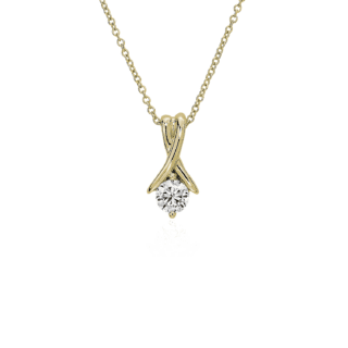 Diamond Bypass Pendant in 14k Yellow Gold (1/2 ct. tw.)