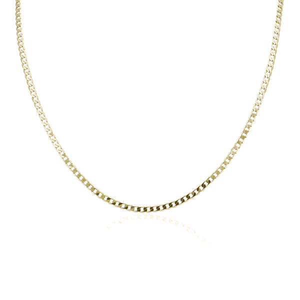 Curb Chain in 14k Yellow Gold (2.9 mm)