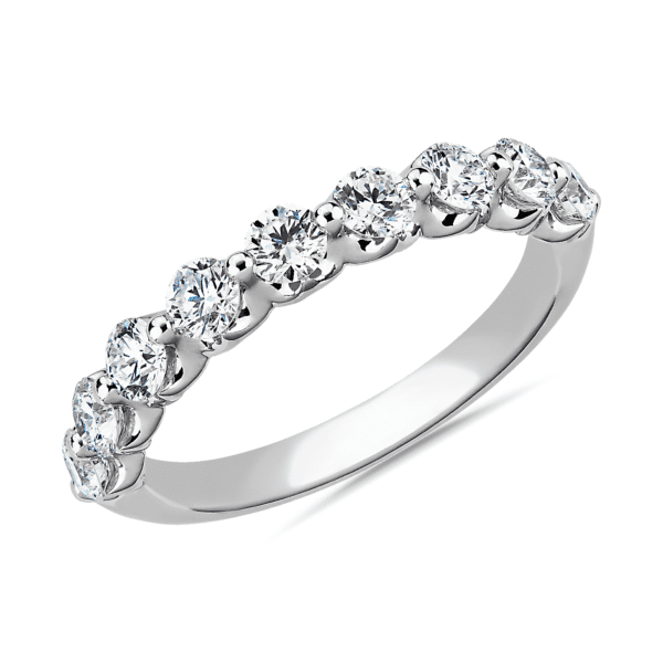 Floating Diamond Wedding Ring in Platinum (1 ct. tw.)